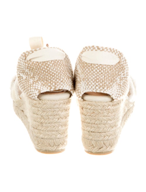Castañer Canvas Raw-Edge Trim Espadrilles