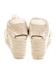 Castañer Canvas Raw-Edge Trim Espadrilles