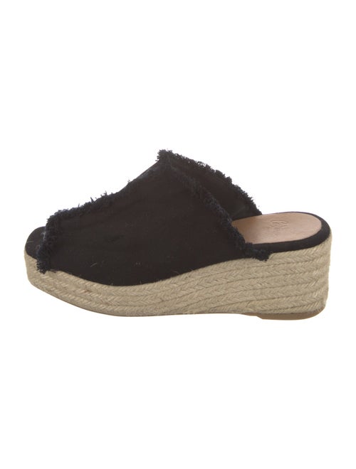 Castañer Canvas Raw-Edge Trim Espadrilles