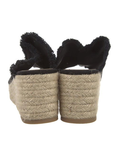 Castañer Canvas Raw-Edge Trim Espadrilles