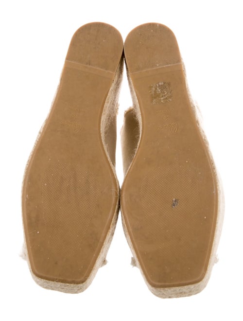 Castañer Canvas Raw-Edge Trim Espadrilles