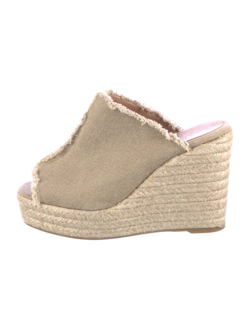 Castañer Canvas Raw-Edge Trim Espadrilles
