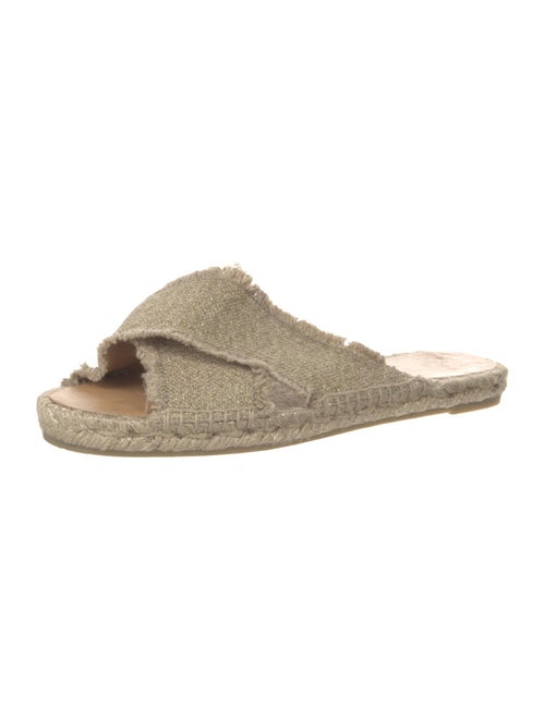 Castañer Canvas Raw-Edge Trim Espadrilles