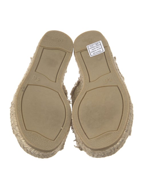 Castañer Canvas Raw-Edge Trim Espadrilles