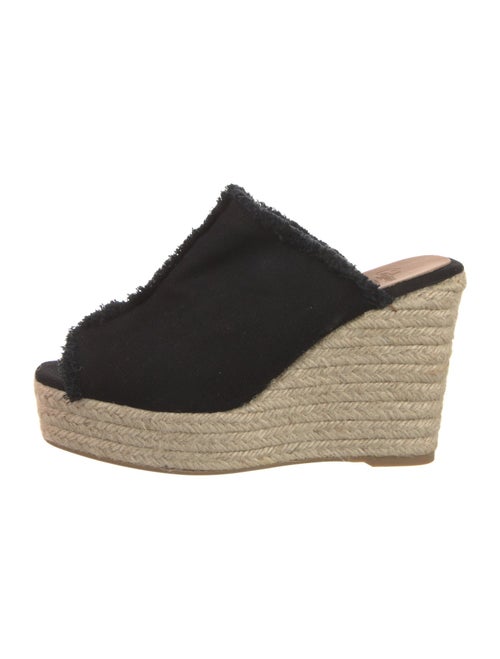 Castañer Canvas Raw-Edge Trim Espadrilles