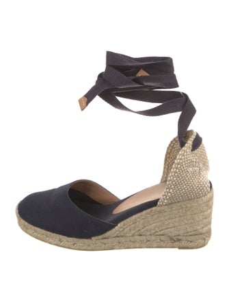 Castañer Canvas Braided Accents D'Orsay Pumps