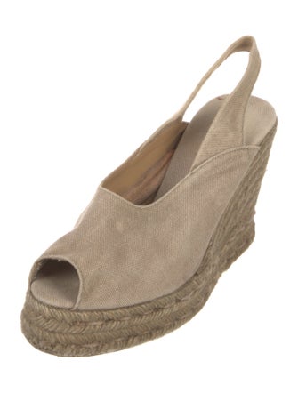 Castañer Canvas Slingback Pumps