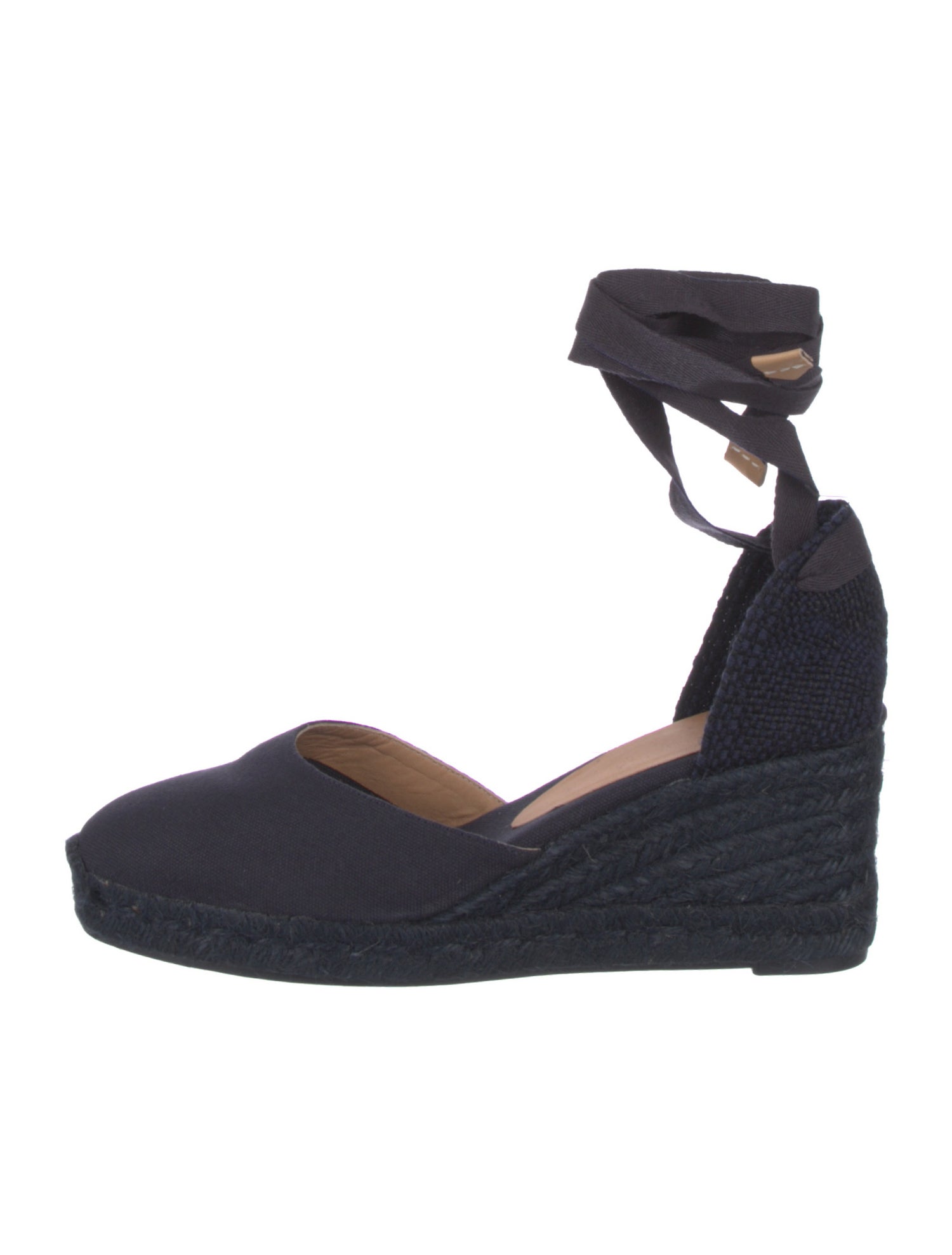 Castañer Canvas Braided Accents D'Orsay Pumps