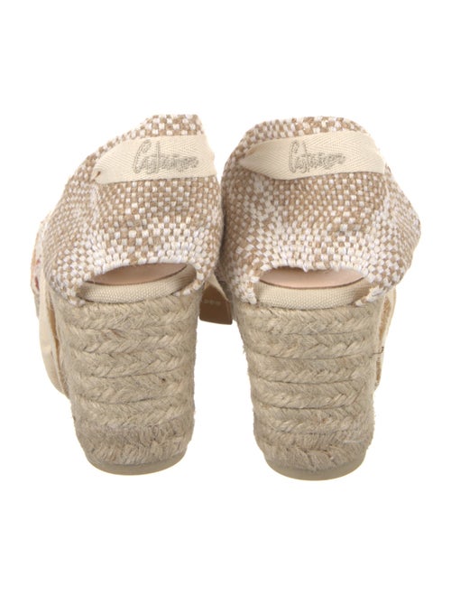 Castañer Canvas Striped D'Orsay Pumps