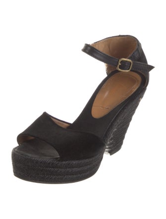 Castañer Suede Braided Accents D'Orsay Pumps