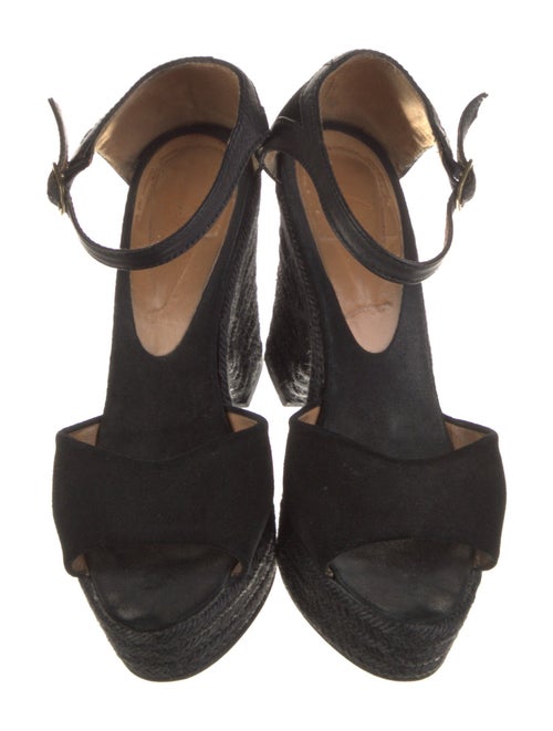 Castañer Suede Braided Accents D'Orsay Pumps