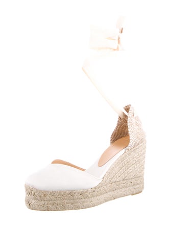 Castañer Canvas Glitter Accents Espadrilles