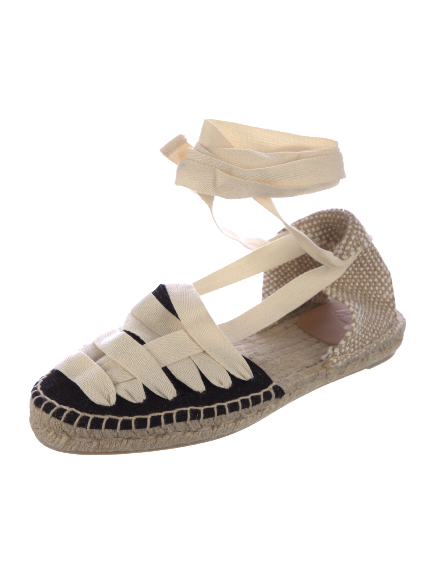Castañer Canvas Colorblock Pattern Espadrilles