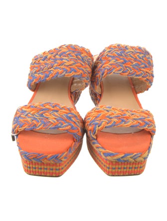 Castañer Printed Braided Accents Espadrilles