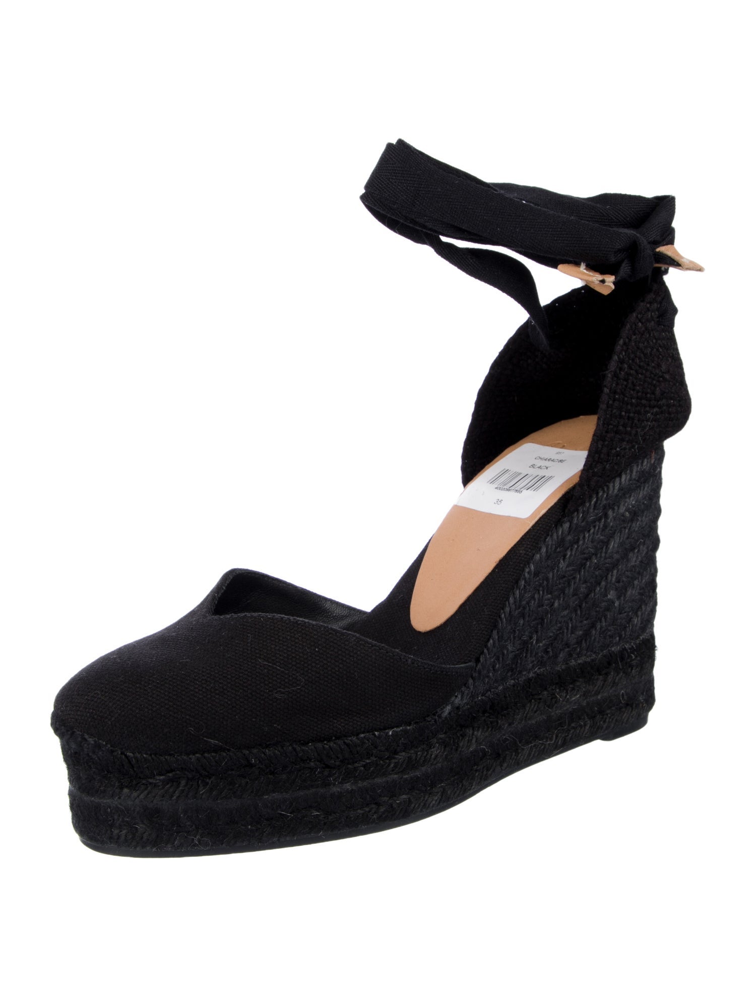 Castañer Canvas Braided Accents Pumps