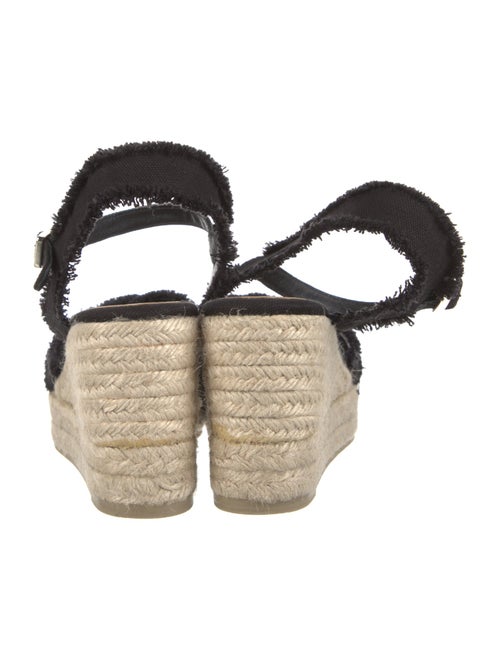 Castañer Canvas Raw-Edge Trim Espadrilles