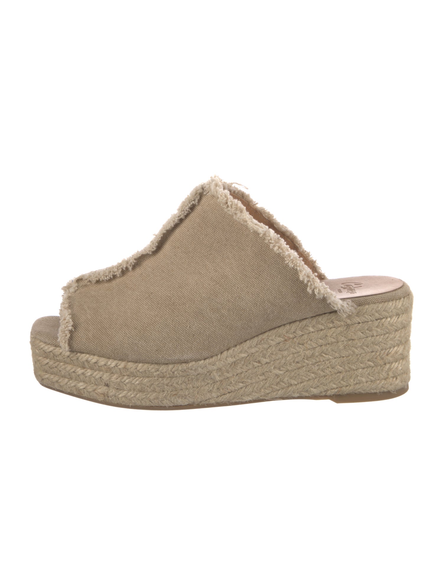 Castañer Canvas Raw-Edge Trim Espadrilles