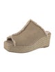 Castañer Canvas Raw-Edge Trim Espadrilles