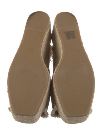 Castañer Canvas Raw-Edge Trim Espadrilles