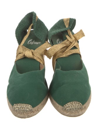 Castañer Canvas Printed D'Orsay Pumps