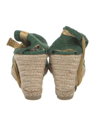 Castañer Canvas Printed D'Orsay Pumps