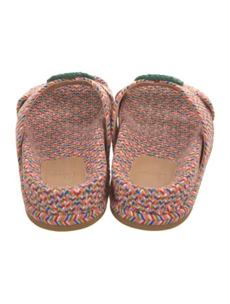 Castañer Tweed Patterned Slides