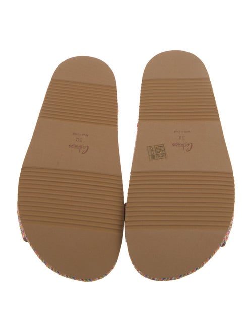 Castañer Tweed Patterned Slides