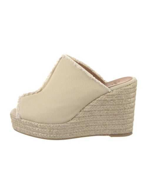 Castañer Canvas Raw-Edge Trim Espadrilles