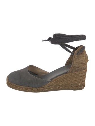 Castañer Canvas Colorblock Pattern Espadrilles