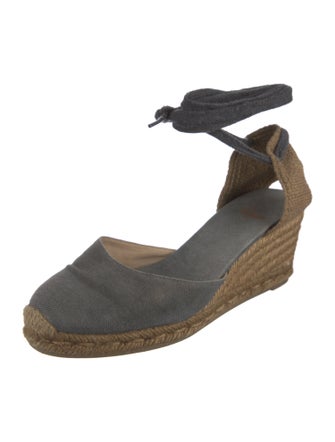 Castañer Canvas Colorblock Pattern Espadrilles