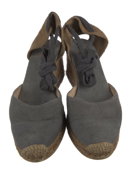 Castañer Canvas Colorblock Pattern Espadrilles