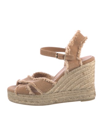 Castañer Raw-Edge Trim Espadrilles
