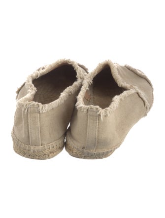 Castañer Canvas Raw-Edge Trim Espadrilles