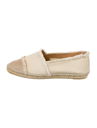 Castañer Canvas Colorblock Pattern Espadrilles