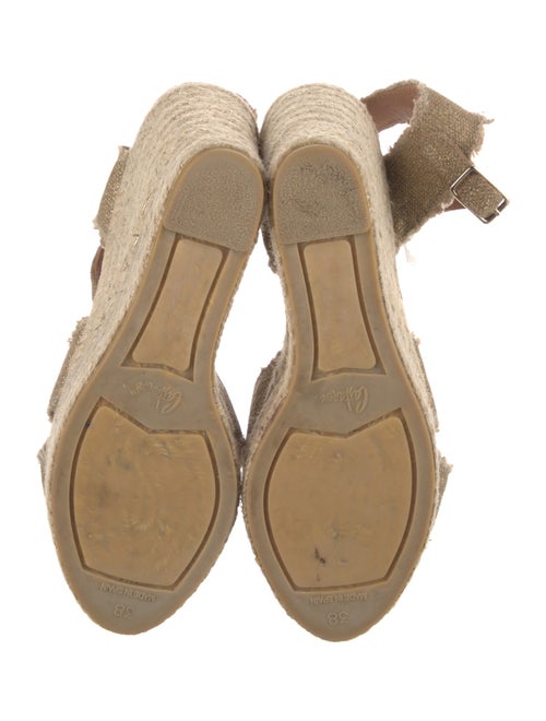 Castañer Canvas Raw-Edge Trim Espadrilles