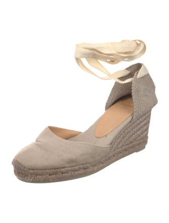 Castañer Canvas Printed D'Orsay Pumps