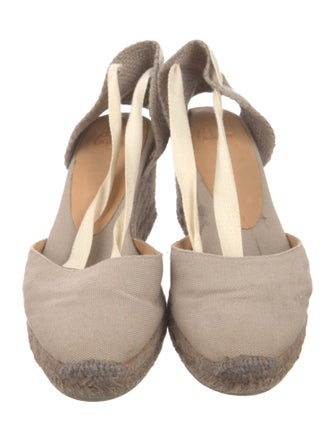 Castañer Canvas Printed D'Orsay Pumps