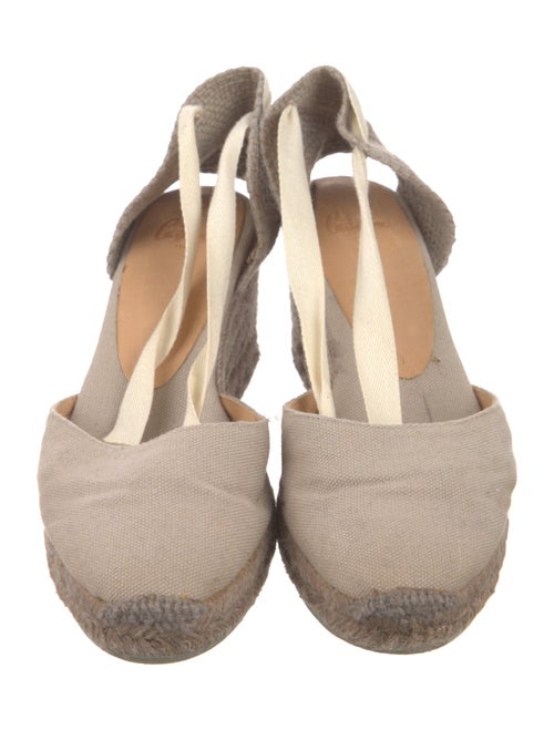 Castañer Canvas Printed D'Orsay Pumps