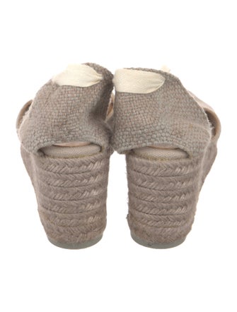 Castañer Canvas Printed D'Orsay Pumps