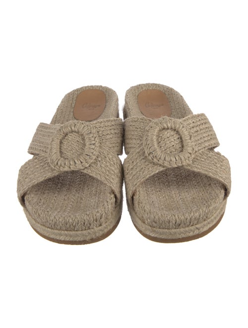 Castañer Straw Printed Espadrilles