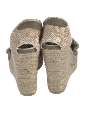 Castañer Canvas Patterned D'Orsay Pumps