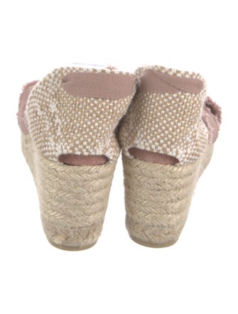 Castañer Canvas Raw-Edge Trim Espadrilles