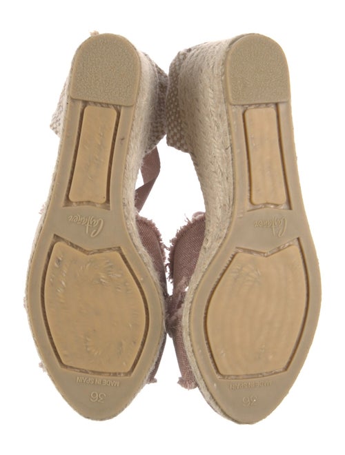 Castañer Canvas Raw-Edge Trim Espadrilles