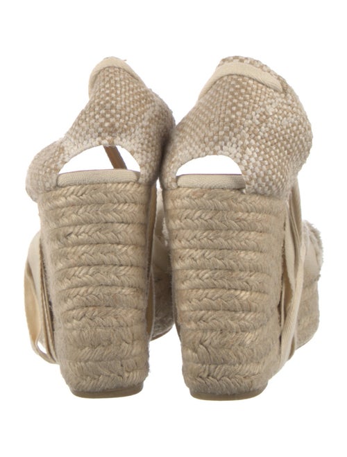 Castañer Canvas Raw-Edge Trim Espadrilles