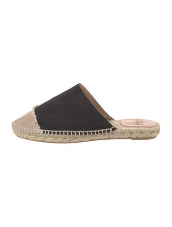 Castañer Canvas Raw-Edge Trim Espadrilles