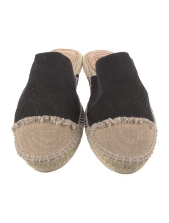 Castañer Canvas Raw-Edge Trim Espadrilles