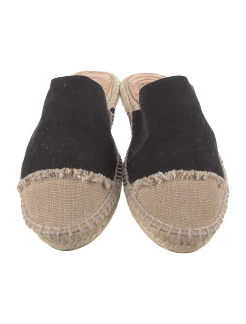 Castañer Canvas Raw-Edge Trim Espadrilles