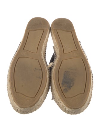 Castañer Canvas Raw-Edge Trim Espadrilles