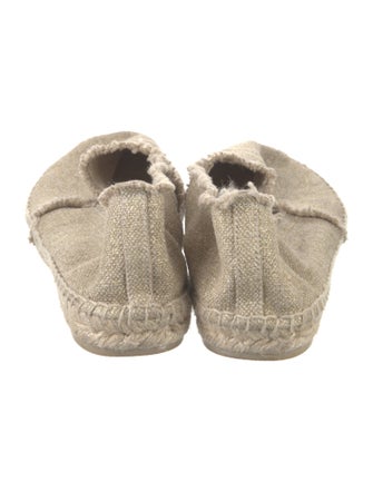 Castañer Canvas Raw-Edge Trim Espadrilles