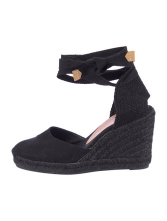 Castañer Canvas Braided Accents D'Orsay Pumps